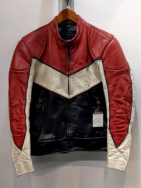 ORIGINAL LEATHER FACTORY Cafe Racer Leather JACKET, SM