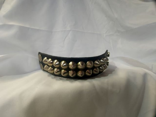 MACK'S LEATHERS Studded Wristband Leather ACCESSORY, 7.25