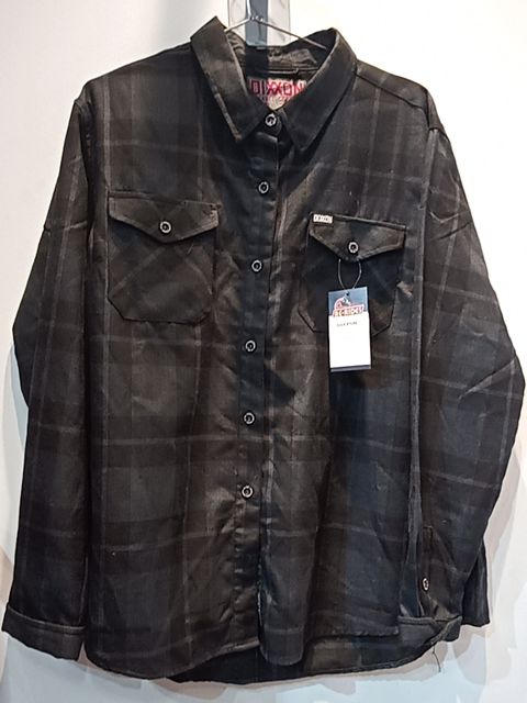 DIXXON Longsleeve Button Up Textile SHIRT, 2XL