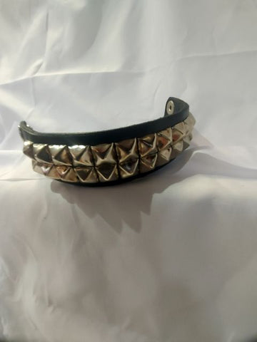 MACK'S LEATHERS Studded Wristband Leather ACCESSORY, 7.50