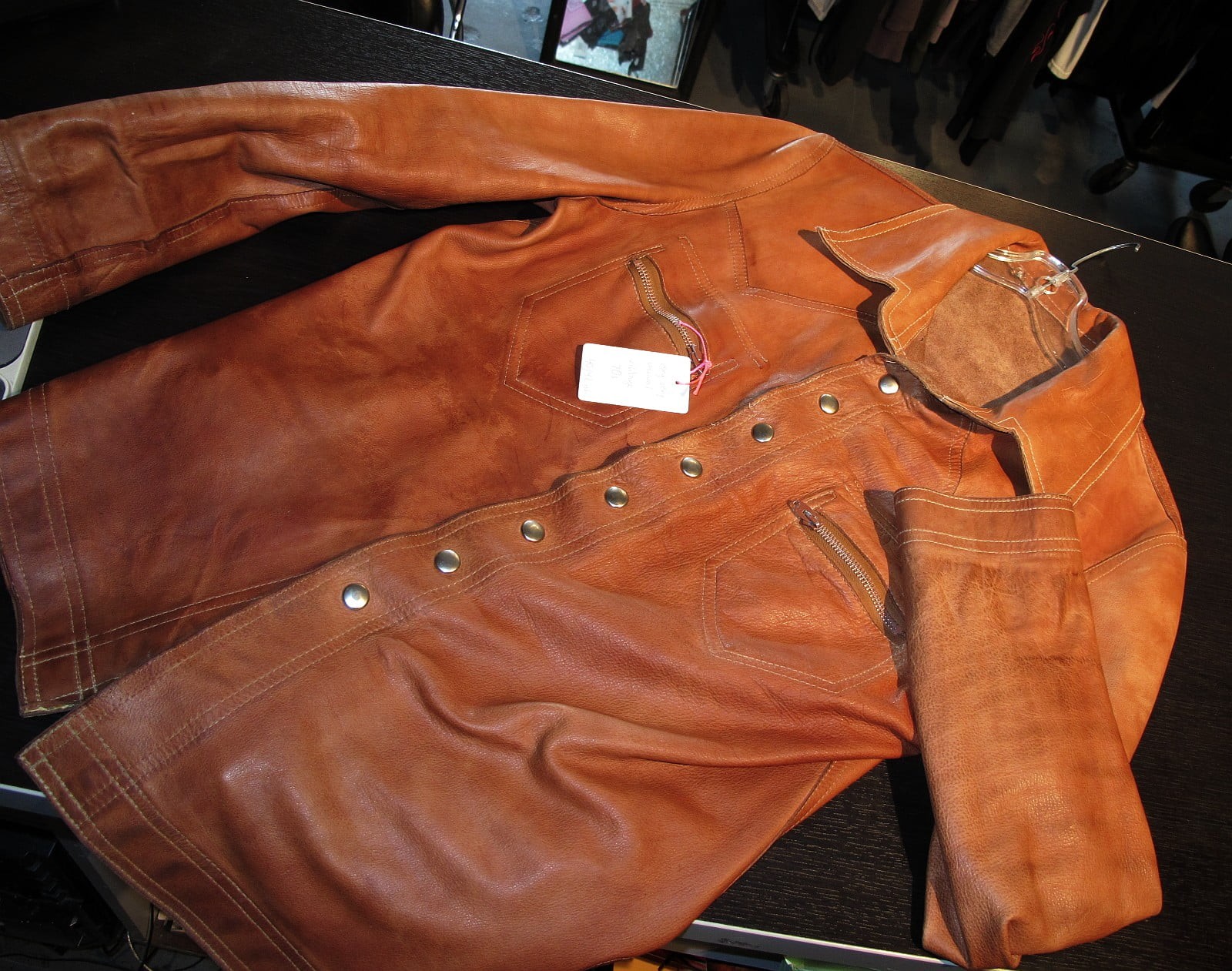 The Ultimate Brown Leather Shirt