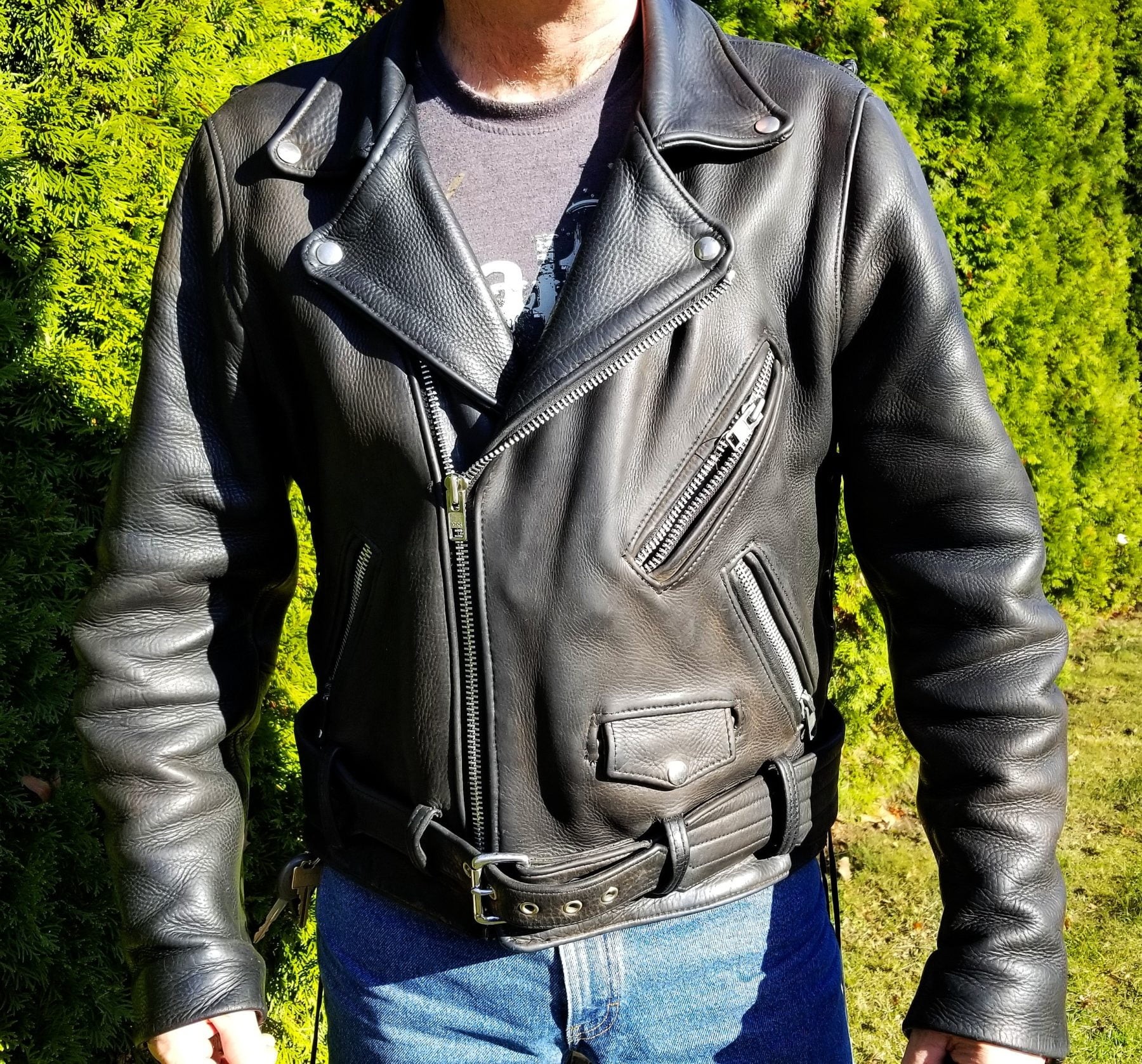 The Heavy Leather Jacket